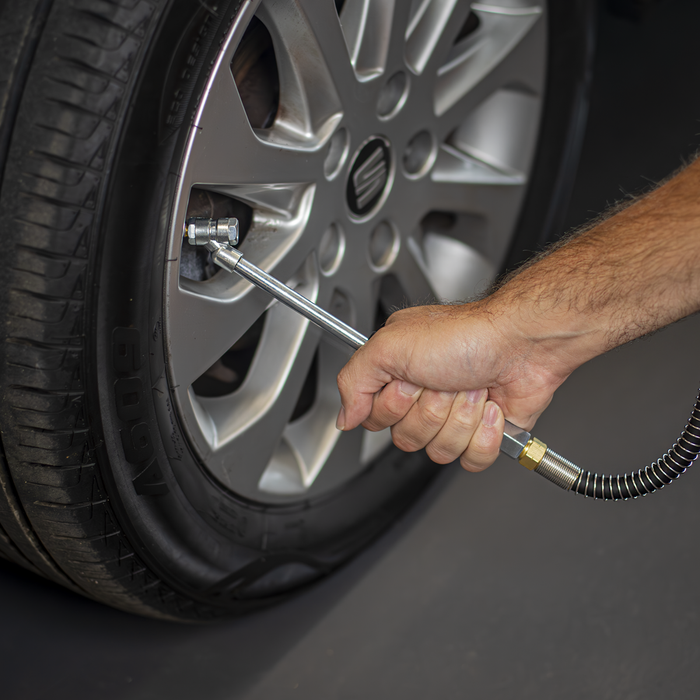 Tyre Inflator with 0.5m Hose & Twin Push-On Connector | SA371