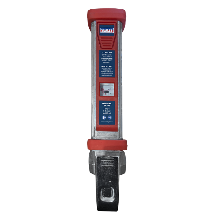 Tyre Inflator with 2.7m Hose & Clip-On Connector | SA372