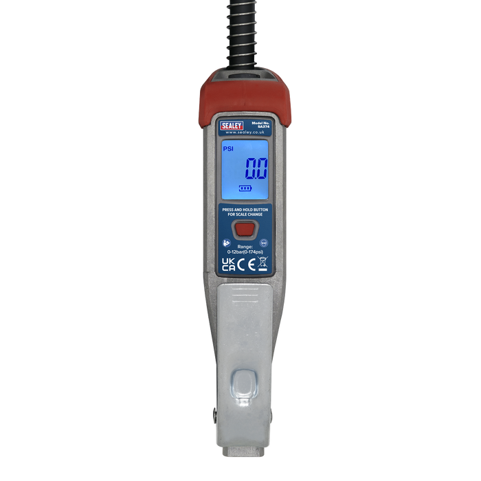 Digital Tyre Inflator with 0.5m Hose & Twin Push-On Connector | SA374