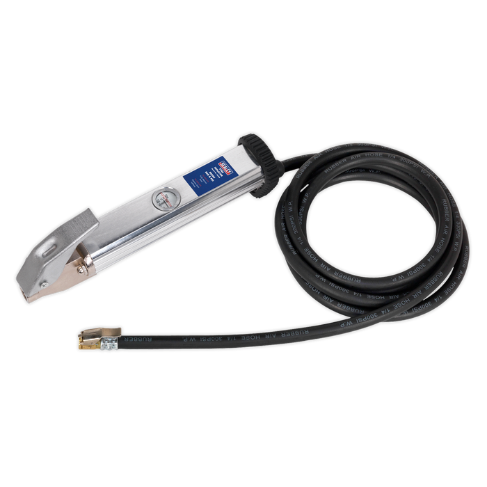 Tyre Inflator with 2.7m Hose & Clip-On Connector | SA396