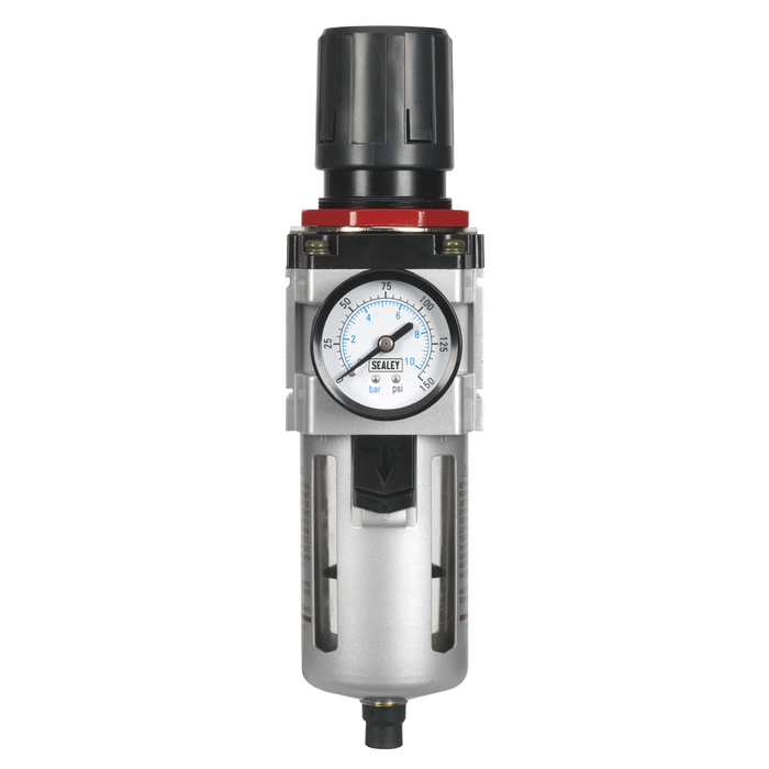 High Flow Air Filter/Regulator with Gauge | SA4001FR