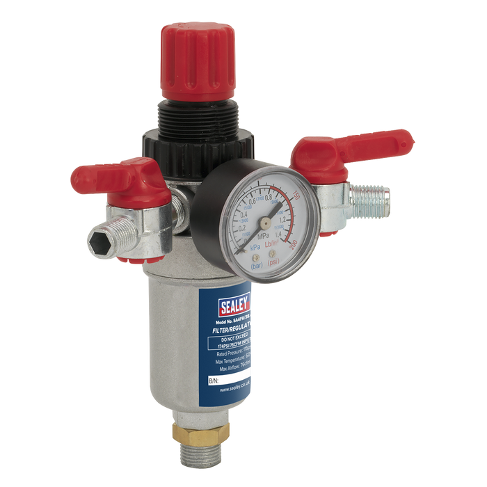 Air Filter/Regulator 3/8"BSP Male to 1/4"BSP Male | SA4FR/38