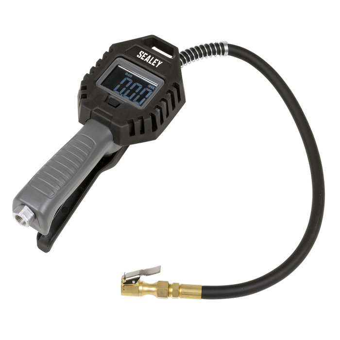 Digital Tyre Inflator with Clip on Connector & Rechargeable Digital Display | SA500