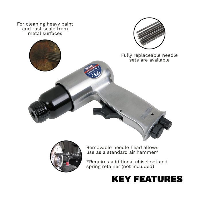 Pistol Type Air Needle Scaler | SA501