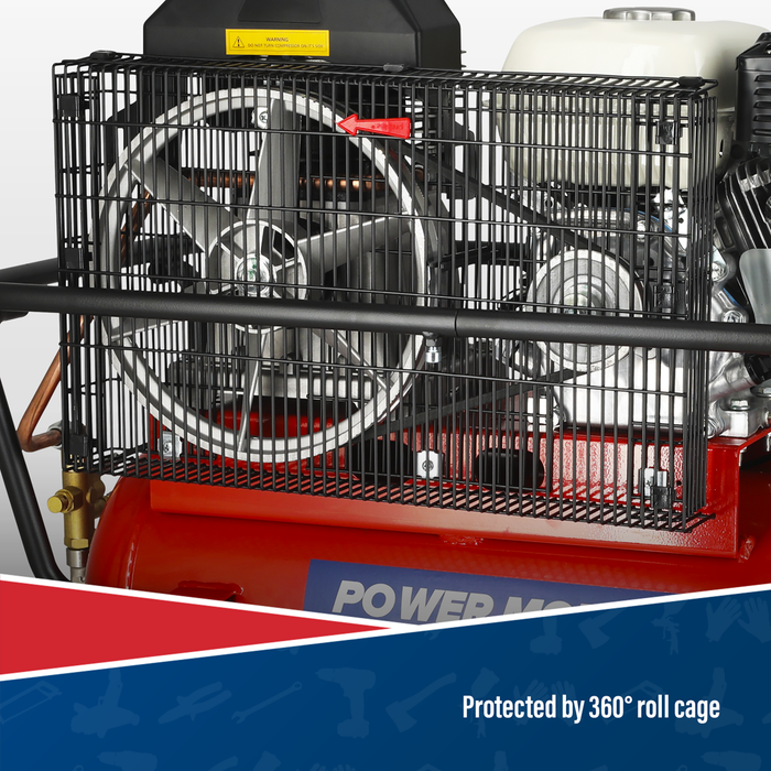 50L Belt Drive Air Compressor with Petrol Engine 5.5hp | SA5055