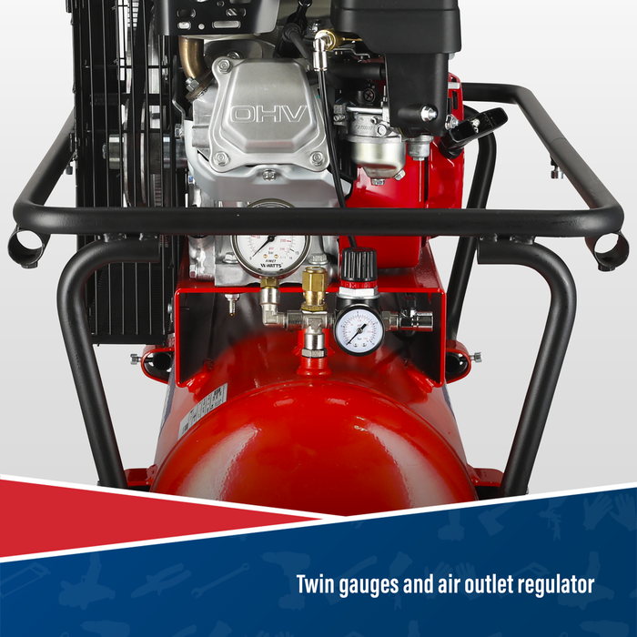 50L Belt Drive Air Compressor with Petrol Engine 5.5hp | SA5055