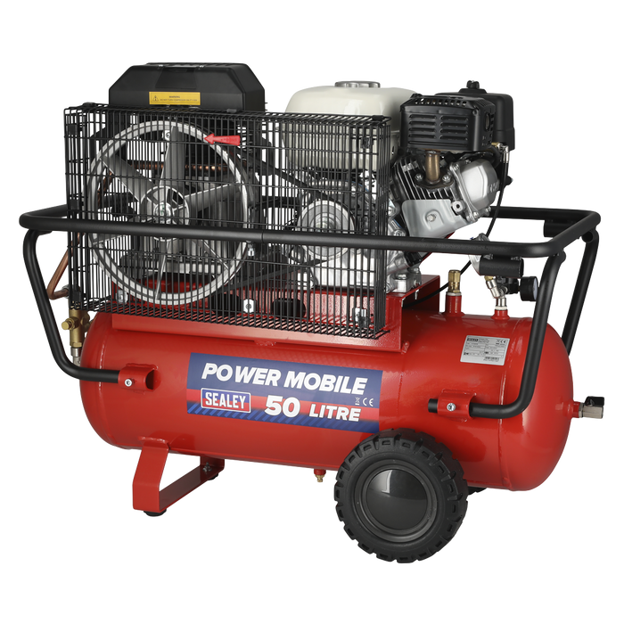 50L Belt Drive Air Compressor with Petrol Engine 5.5hp | SA5055