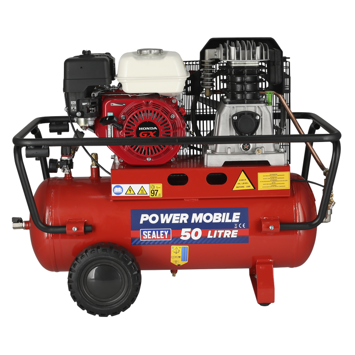 50L Belt Drive Air Compressor with Petrol Engine 5.5hp | SA5055