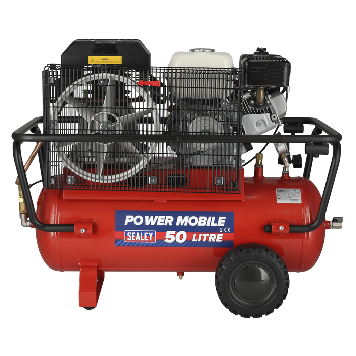 50L Belt Drive Air Compressor with Petrol Engine 5.5hp | SA5055