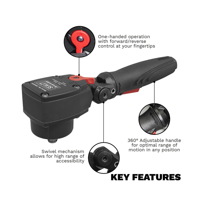 Premier Twin Hammer Super Stubby Air Impact Wrench 1/2"Sq Drive | SA6010