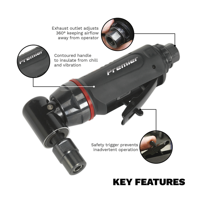 Premier 90° Midi Air Die Grinder 6mm | SA653
