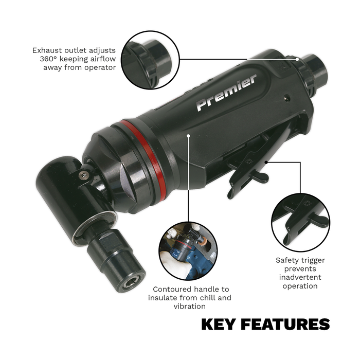 Premier 90° Maxi Air Die Grinder 6mm | SA655