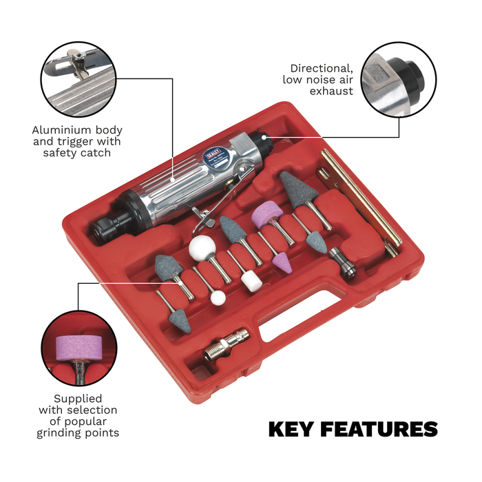 Air Die Grinder Kit 16pc | SA67