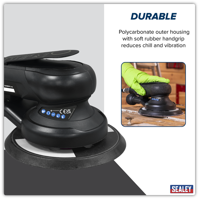 Air Palm Orbital Sander Ø150mm Dust-Free | SA801