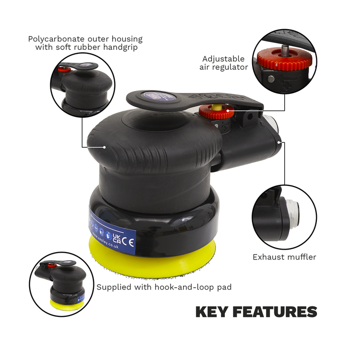 Premier Air Palm Orbital Sander 75mm | SA802