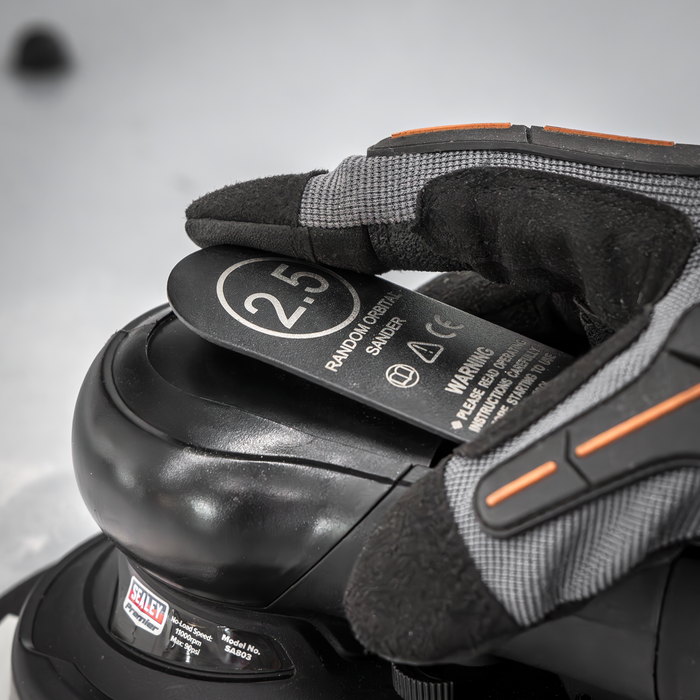 Air Palm Orbital Sander Ø150mm Dust-Free | SA803