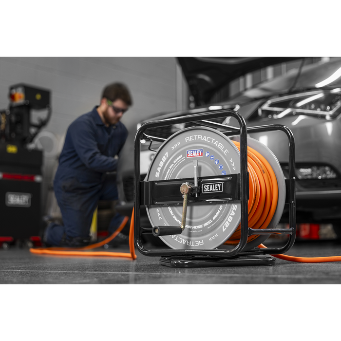 30m Swivel Air Hose Reel 6mm ID | SA827
