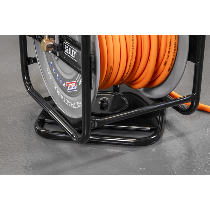 30m Swivel Air Hose Reel 6mm ID | SA827