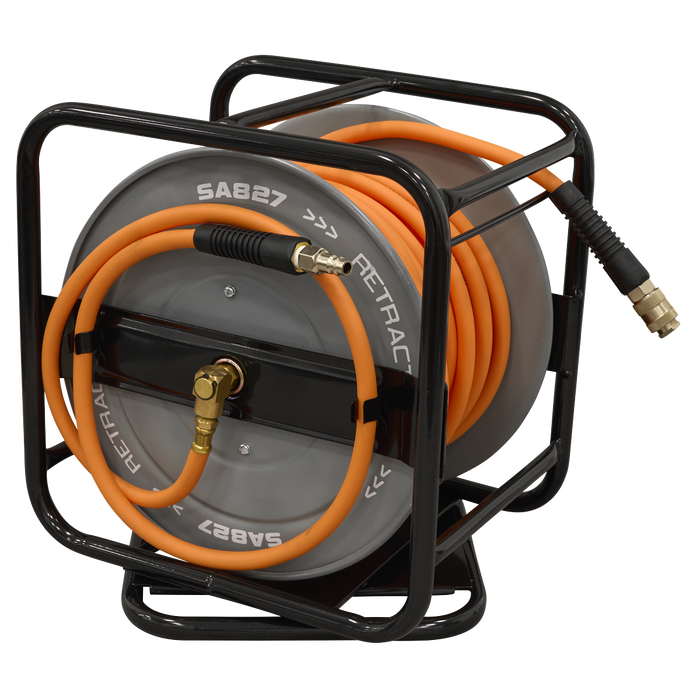 30m Swivel Air Hose Reel 6mm ID | SA827