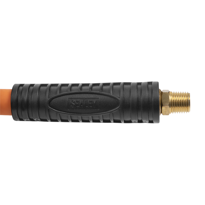 15m Retractable High-Visibility Hybrid Air Hose with Steel Reel 10mm ID | SA841HY
