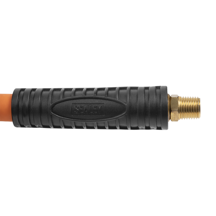 20m Retractable High-Visibility Hybrid Air Hose with Steel Reel 10mm ID | SA85HY