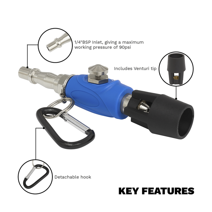 Mini Air Blow Gun with Venturi Tip | SA904