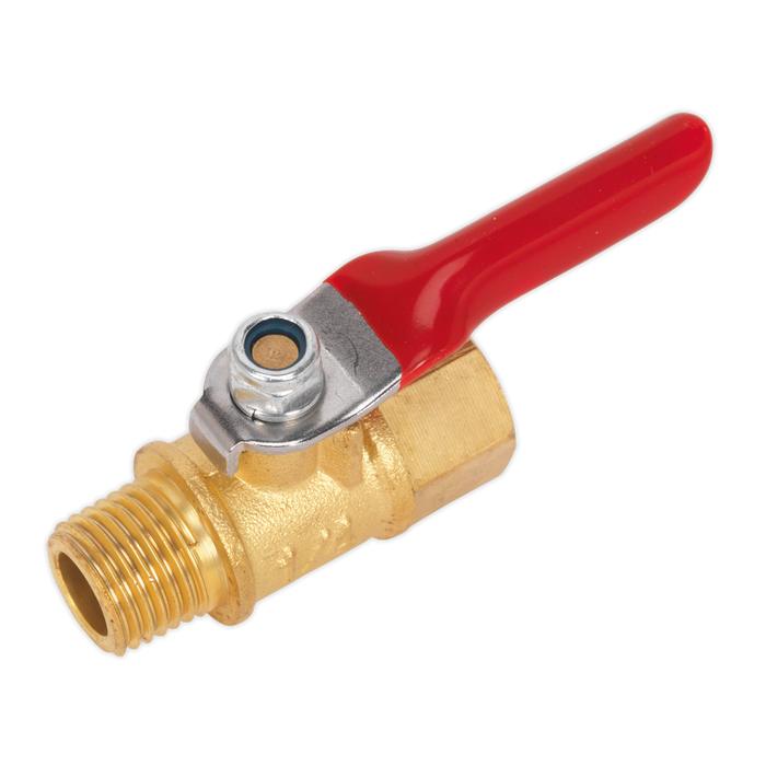 Lever Ball Valve 1/4"BSPT Male x 1/4"BSP Female | SA906