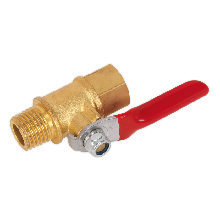 Lever Ball Valve 1/4"BSPT Male x 1/4"BSP Female | SA906