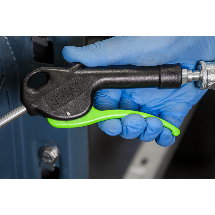Premier Air Blow Gun with Angled Lance 100mm & 1/4"BSP Air Inlet | SA9230