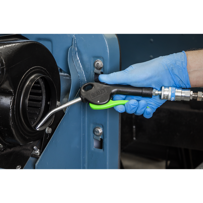 Premier Air Blow Gun with Angled Lance 100mm & 1/4"BSP Air Inlet | SA9230