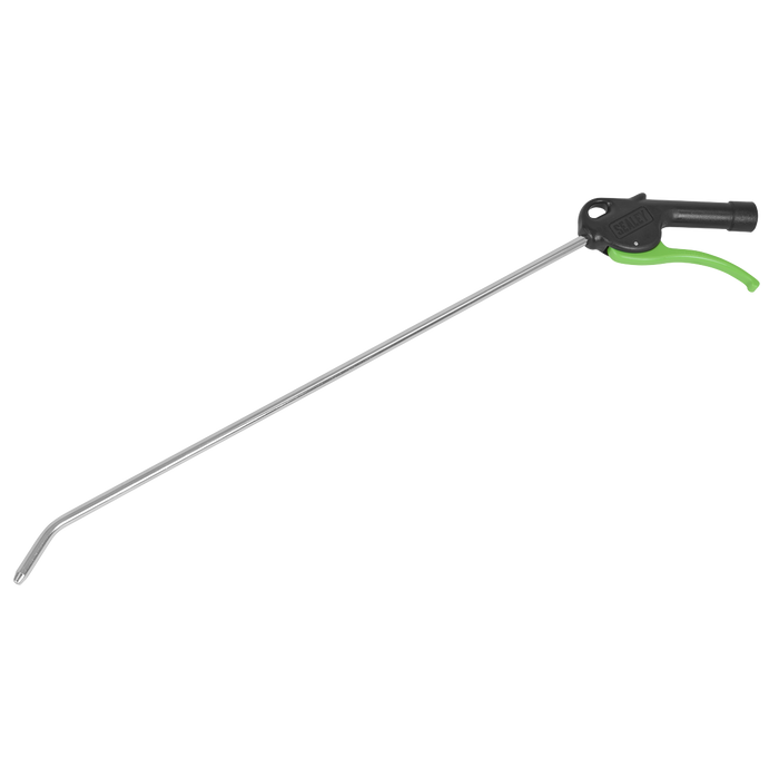 Air Blow Gun with Angled Lance Ø8mm 480mm with 1/4"BSP Air Inlet | SA9232