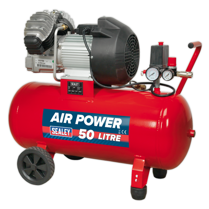 50L V-Twin Direct Drive Air Compressor 3hp | SAC05030