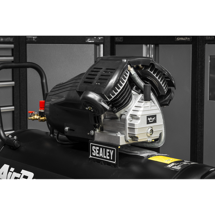Air Compressor 100L V-Twin Oil Free Direct Drive 3hp | SAC10002