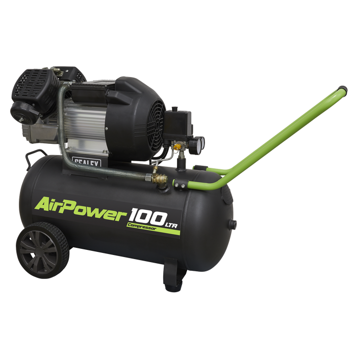 100L V-Twin Direct Drive Air Compressor 3hp | SAC10030VE