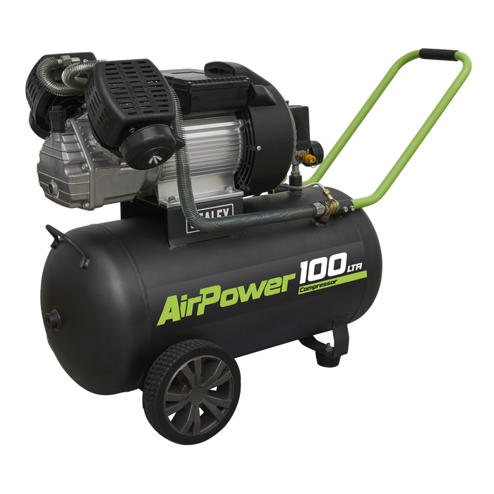 100L V-Twin Direct Drive Air Compressor 3hp | SAC10030VE
