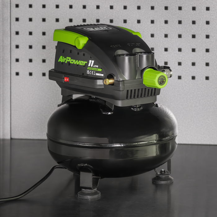 11L Oil Free Direct Drive Air Compressor 0.5hp | SAC1100