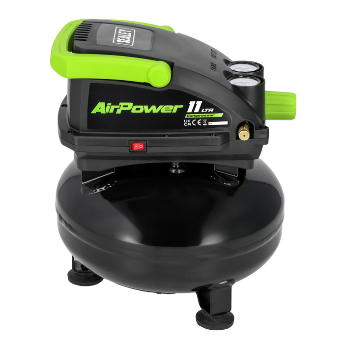11L Oil Free Direct Drive Air Compressor 0.5hp | SAC1100