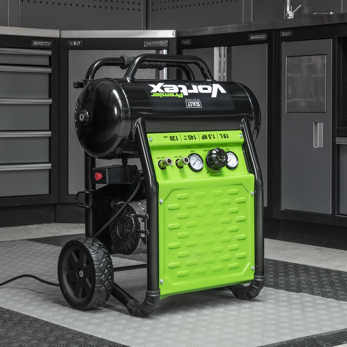 19L Oil Free Direct Drive Air Compressor 1.5hp | SAC1900