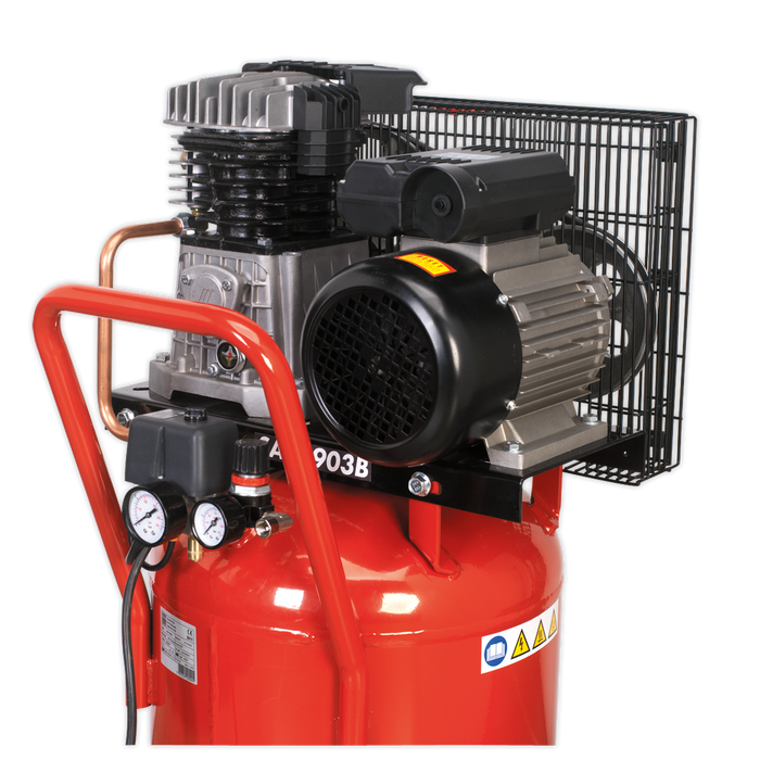 90L Belt Drive Vertical Compressor 3hp | SAC1903B