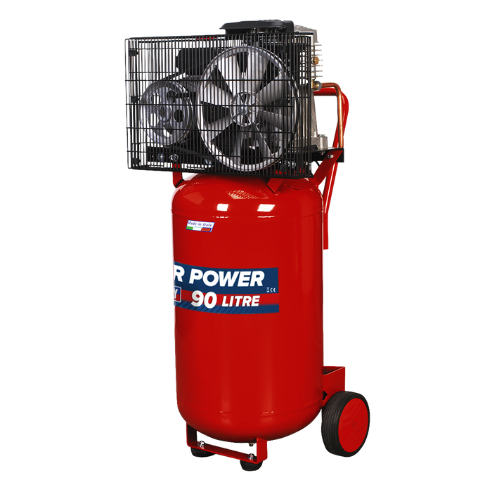 90L Belt Drive Vertical Compressor 3hp | SAC1903B