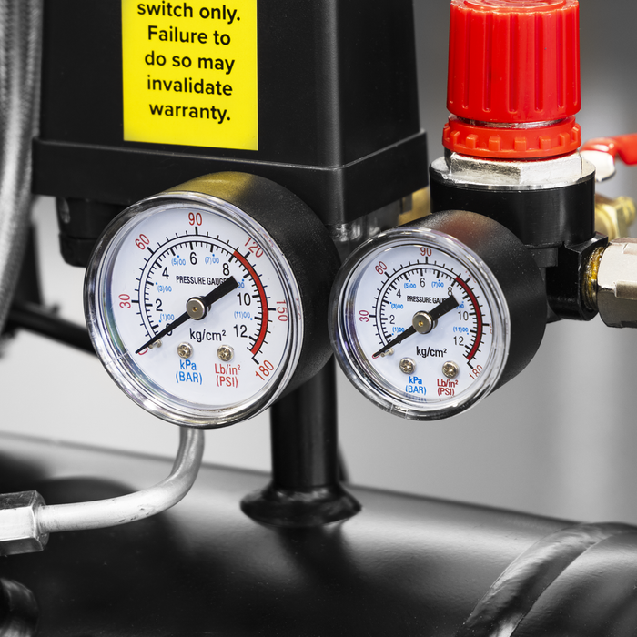 24L Low Noise Oil Free Direct Drive Air Compressor 1hp | SAC2400S