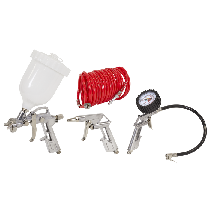 24L Direct Drive Air Compressor 2hp with 4pc Air Accessory Kit | SAC2420APK