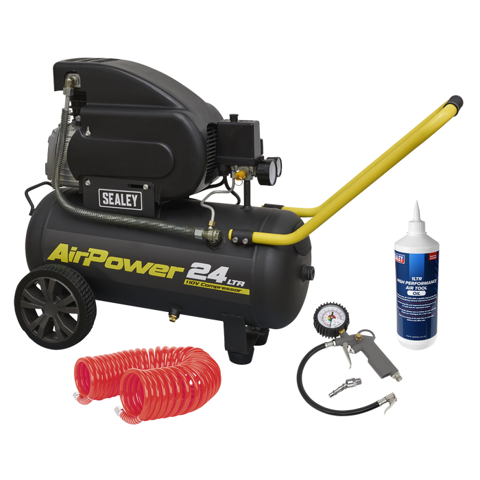 24L Direct Drive Air Compressor Combo 2hp 110V | SAC2420E110VSC