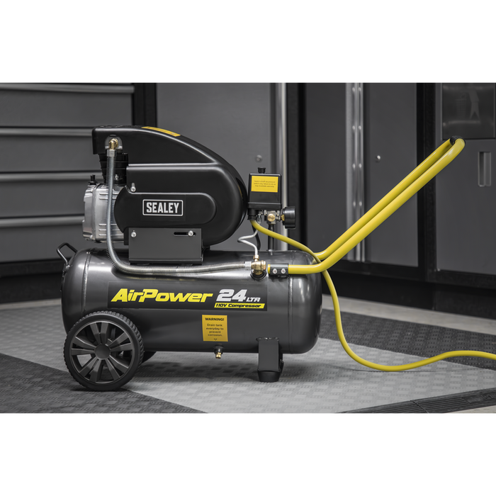 24L Direct Drive Air Compressor 2hp 110V | SAC2420E110V