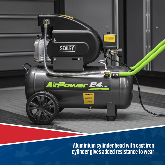 24L Direct Drive Air Compressor 2hp | SAC2420E
