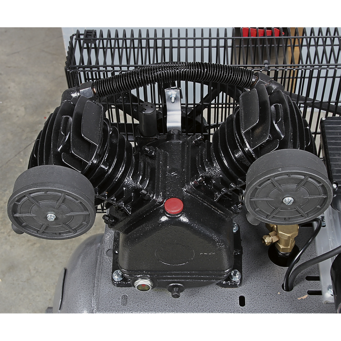 Premier 100L Belt Drive Air Compressor with Front Control Panel 3hp | SAC3103B