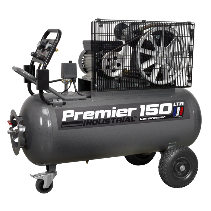 Premier 150L Belt Drive Air Compressor with Front Control Panel 3hp | SAC3153B