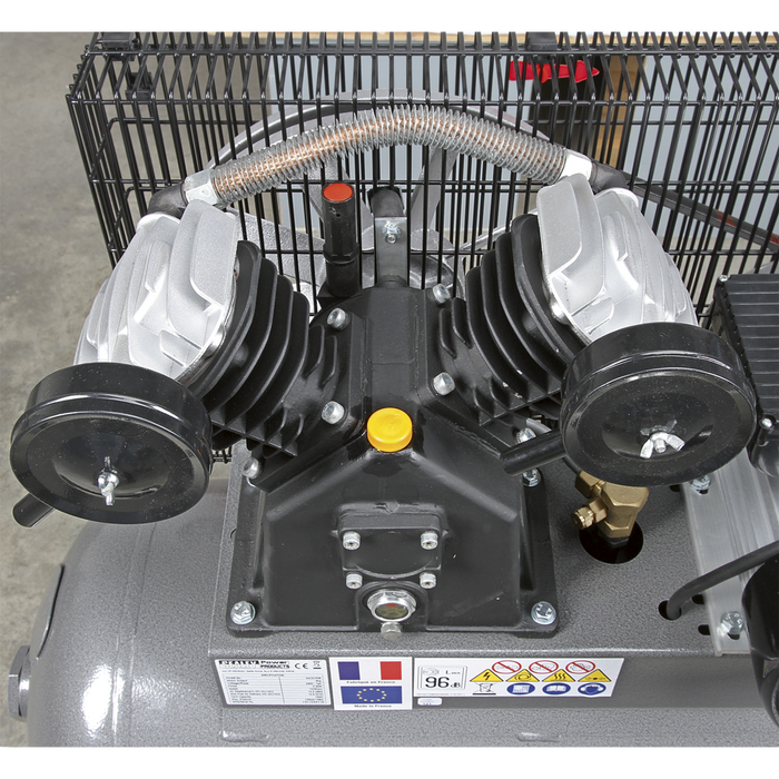 Premier 200L Belt Drive Air Compressor with Front Control Panel | SAC3203B3PH