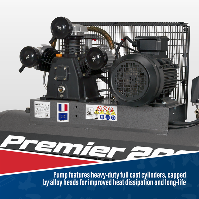 Premier 200L Belt Drive Air Compressor 5.5hp | SAC32055B