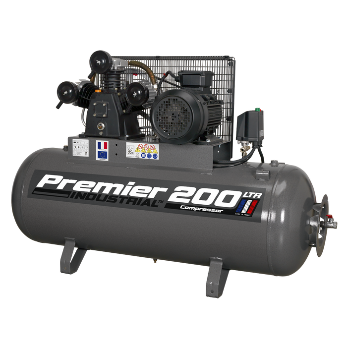 Premier 200L Belt Drive Air Compressor 5.5hp | SAC32055B